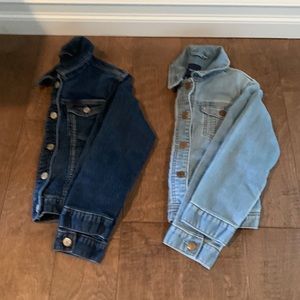 Gap kids size large jean jackets